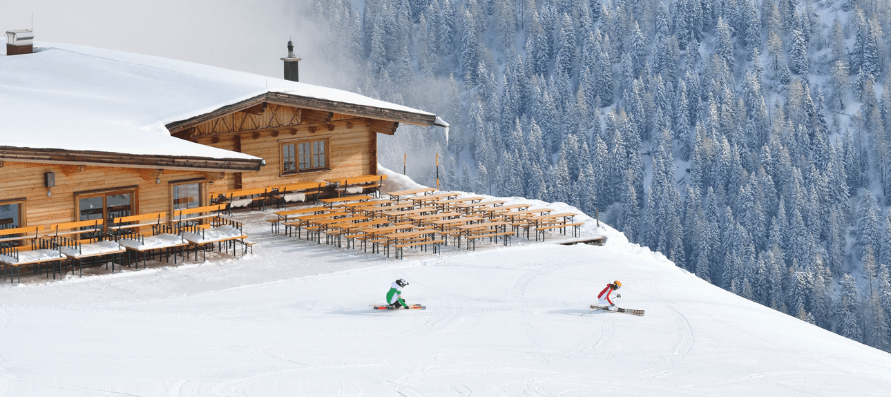 Corona-Maßnhamen: Leere Skihütten