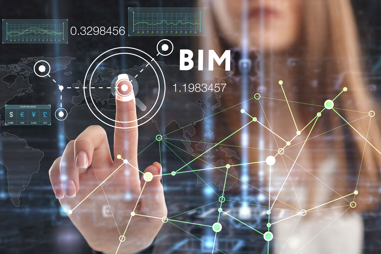 Symbolbild für BIM (Building Information Modeling) und CAD (Computer-Aided Design)