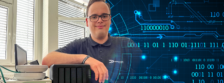 Aaron Spörl absolviert nach der Handelsschule noch eine Lehre als IT-Techniker.